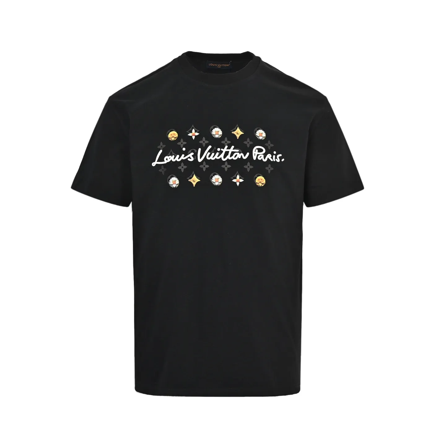 Louis Vuitton/Louis Vuitton 26ss daisy letter print short sleeves